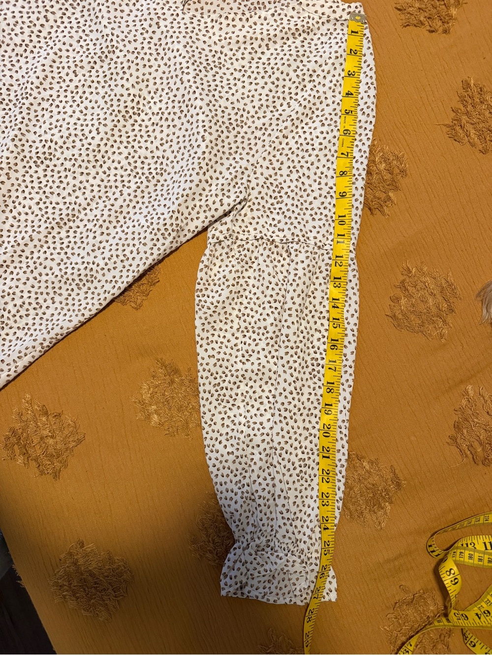 THML Cream Blouse with Brown Dot Print - Picture 7 of 7
